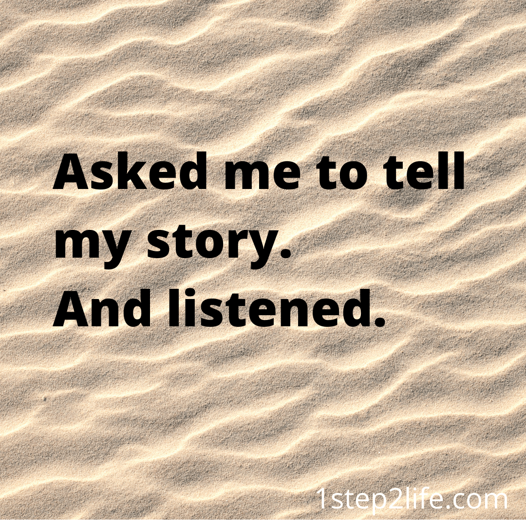 Asked my story