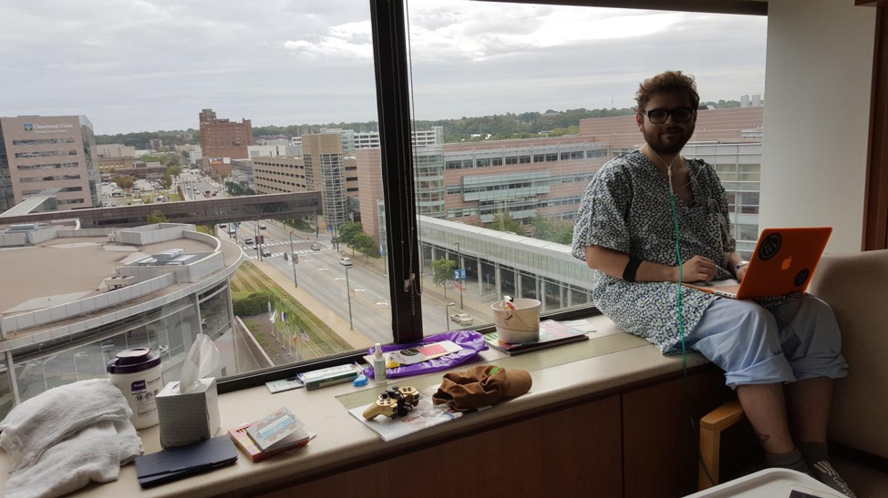 Carlos in the hospital.